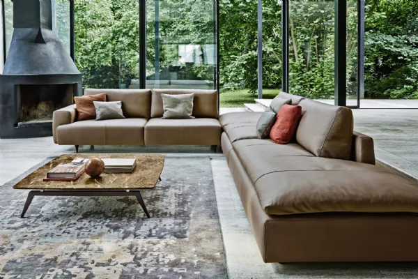 Tavolino in marmo minimal David di Ditre Italia