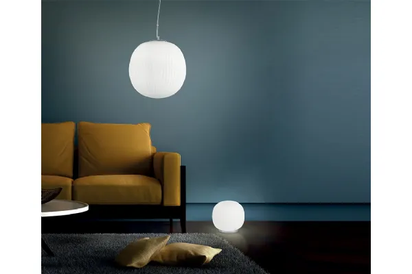 Lampada Igloo moderna in vetro di Ondaluce