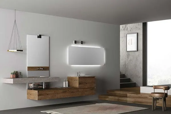 Mobile bagno 360Gradi/Loft 2 in legno