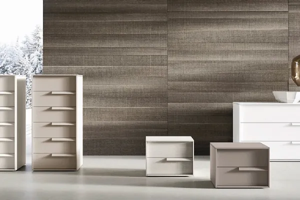 Collezione comodini Bonn in laccato opaco di Cinquanta3 di design