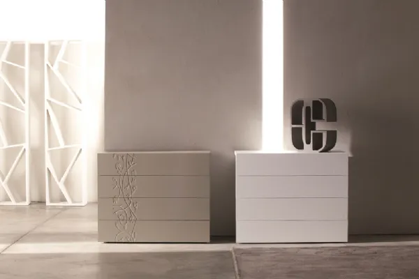 Comodino moderno Comp.4 di Voltan