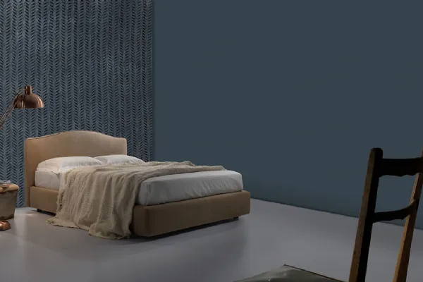 Letto dal design retrò Gardin di Excò