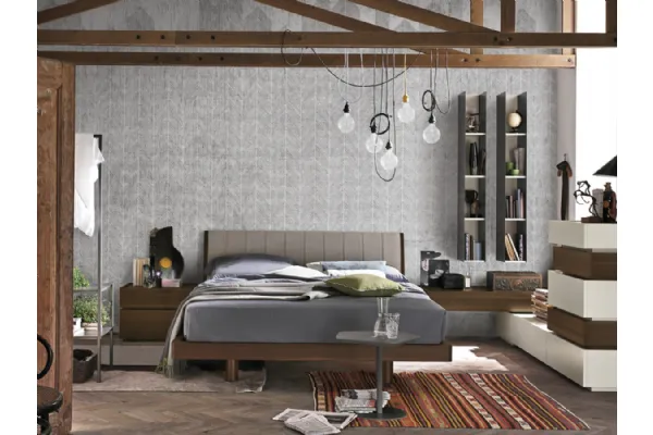 Letto matrimoniale di Tomasella modello Liz