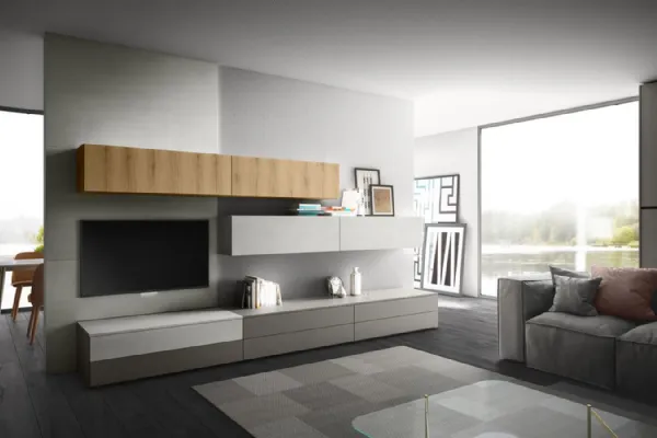 Mobile minimale, pensili ciechi Living 11 di Arredo 3