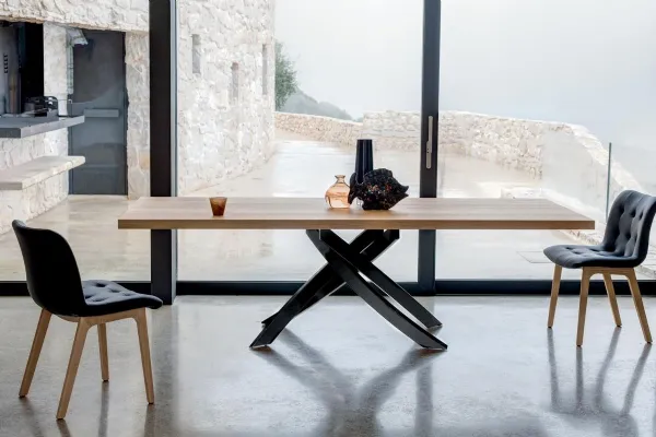 Tavolo rettangolare Artistico di Bontempi