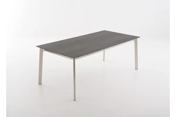 Tavolo di design in metallo e laminato Krono di Pointhouse