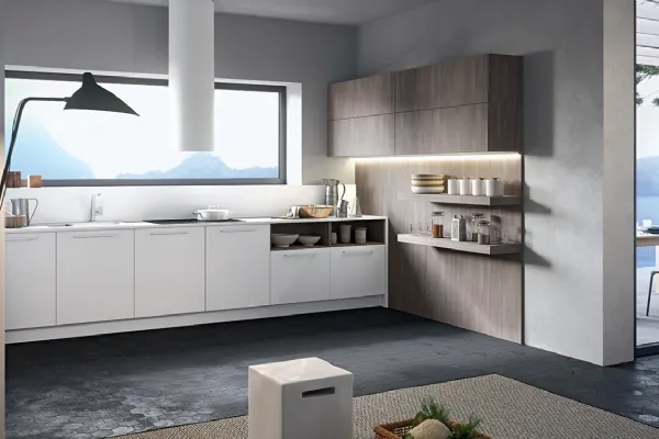 Cucina moderna angolare Round di Arredo3