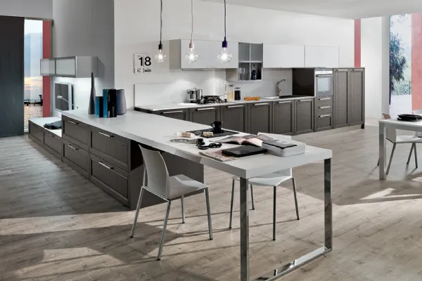 Cucina su misura componibile decapata Itaca di Arredo3