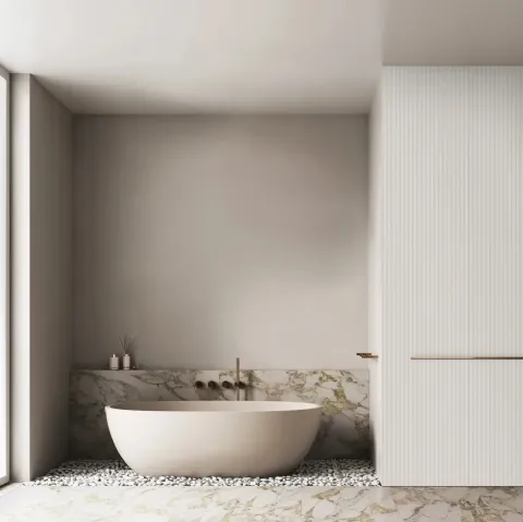 Boiserie Gresso Natural Light di Lamelio