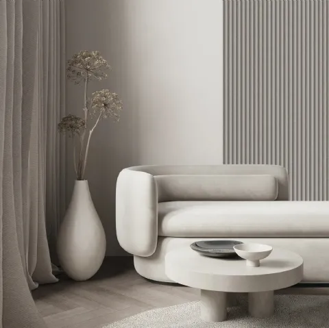 Boiserie Gresso Stone Grey di Lamelio