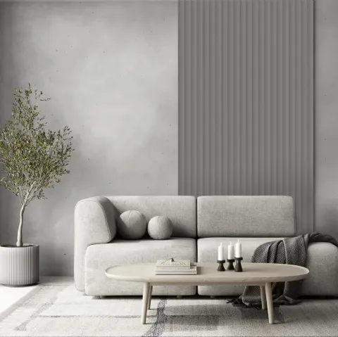 Boiserie Velutto Misty Grey di Lamelio