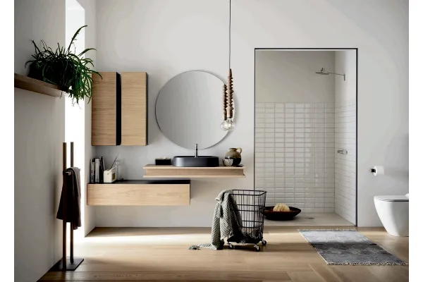 Mobile da Bagno moderno sospeso Gap 03 di Alta Corte