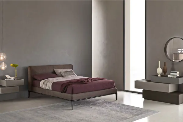Letto imbottito Dorian di Sangiacomo