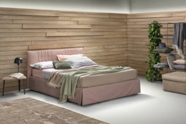 Letto moderno in tessuto Loop di Bside