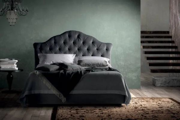Letto matrimoniale capitonnè Queen di Bside