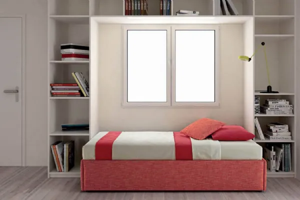 Letto a una piazza e mezza Twice Sommier di Bside