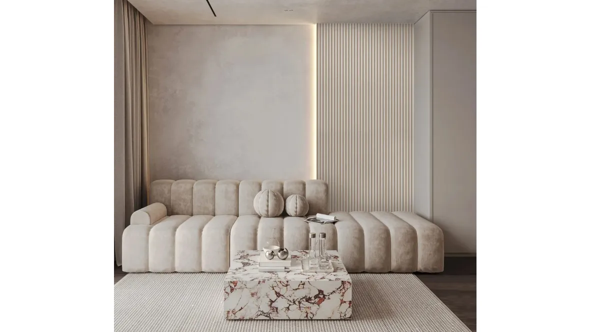 Boiserie Gresso Ivory Cream di Lamelio