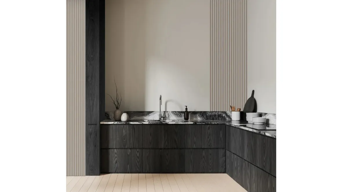 Boiserie Gresso Stone Grey di Lamelio