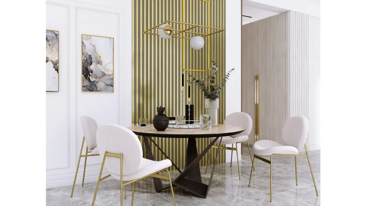 Boiserie Milo Gold di Lamelio