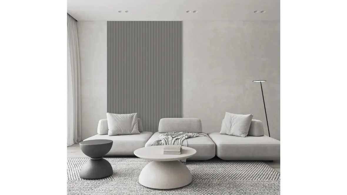 Boiserie Velutto Misty Grey di Lamelio