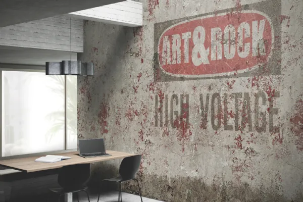 Carta da parati Art Rock di Glamora