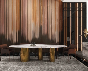 Carta da parati Bronze Rain di London Art