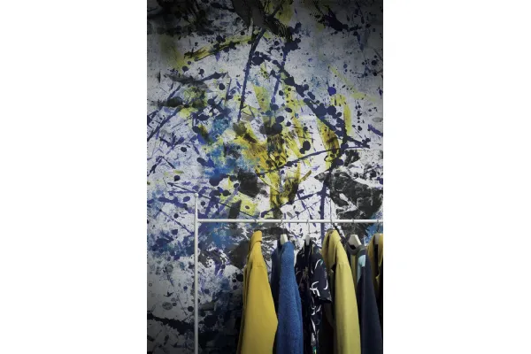 Carta da parati moderna con grafica astratta Jackson di London Art
