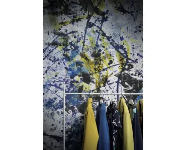 Carta da parati moderna con grafica astratta Jackson di London Art