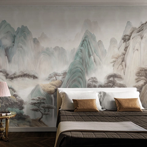 Carta da parati Les Rochers Mystiques di London Art