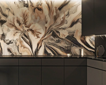 Carta da parati Silk Whispers di London Art