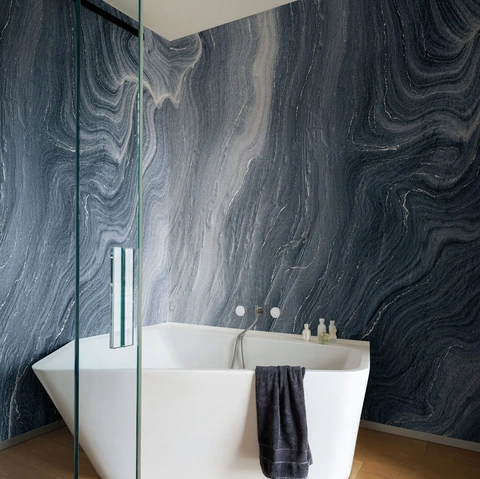 Carta da parati Stone Wave di London Art