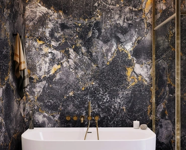 Carta da parati Volcanic Gold di London Art