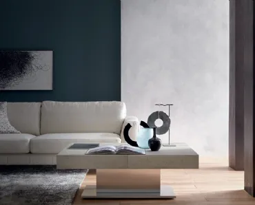 Tavolino Trasformabile con top effetto Malta Ares Mega di Altacom