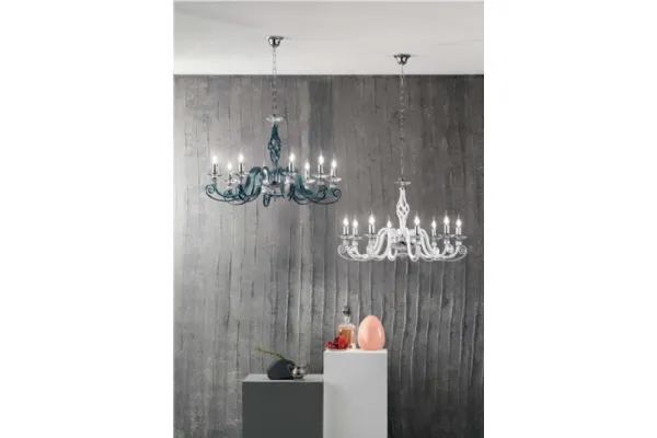 Lampada 1306 in vetro soffiato di Ondaluce