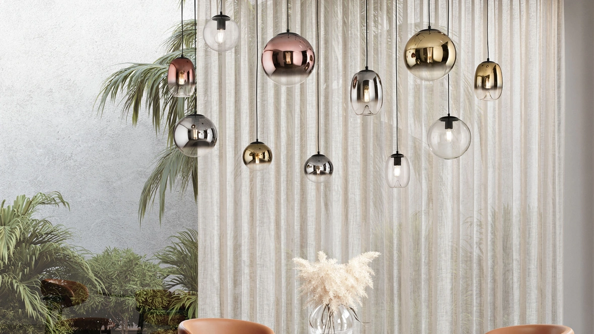 Lampada a sospensione Balu in vetro soffiato di Ondaluce