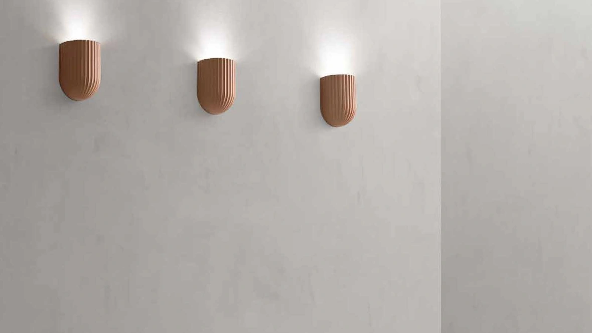 Lampada da parete Beton di Ondaluce