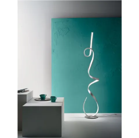 Lampada Lumen in metallo silver di Ondaluce