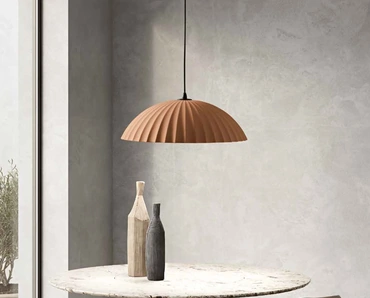 Lampada a sospensione Rustic in cemento di Ondaluce