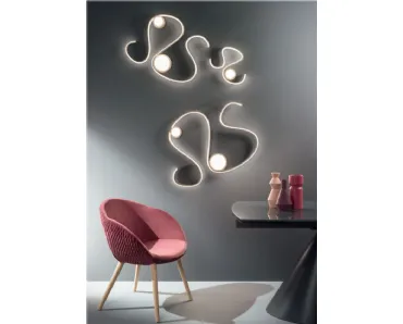 Lampada Snake dimmerabile di Ondaluce