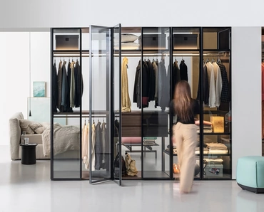 Armadio con ante in vetro Aria Telaio di Md House