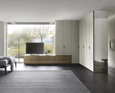 Armadio angolare Collage di Sangiacomo