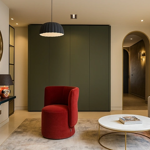 Armadio Ottanta laccato opaco di Voltan