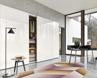 Armadio Breccia Scorrevole in laccato lucido di Sangiacomo