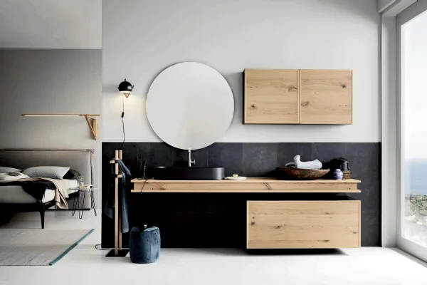 Mobile da Bagno sospeso di design Teddy 03 di Alta Corte