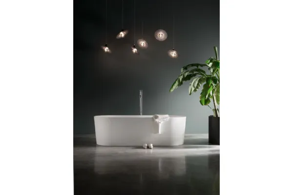 Vasca in ceramica freestanding e accogliente Catino di Arcom