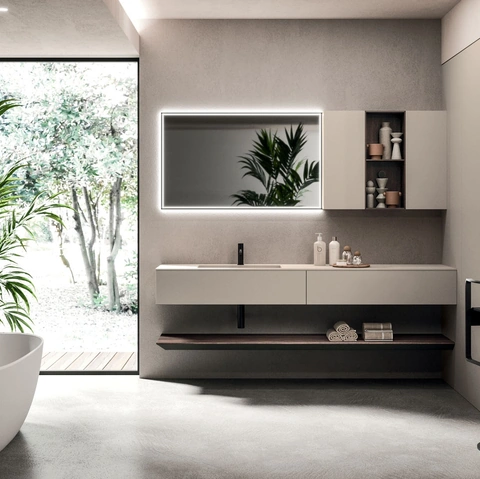 Mobile da Bagno sospeso Lympha 04 di Arrital
