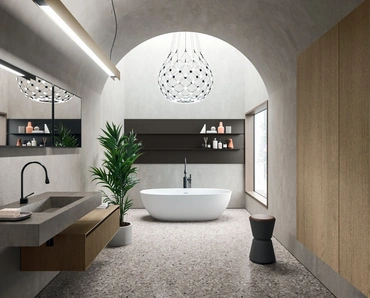 Mobile da Bagno sospeso Modo Project 05 in Rovere di Arrital
