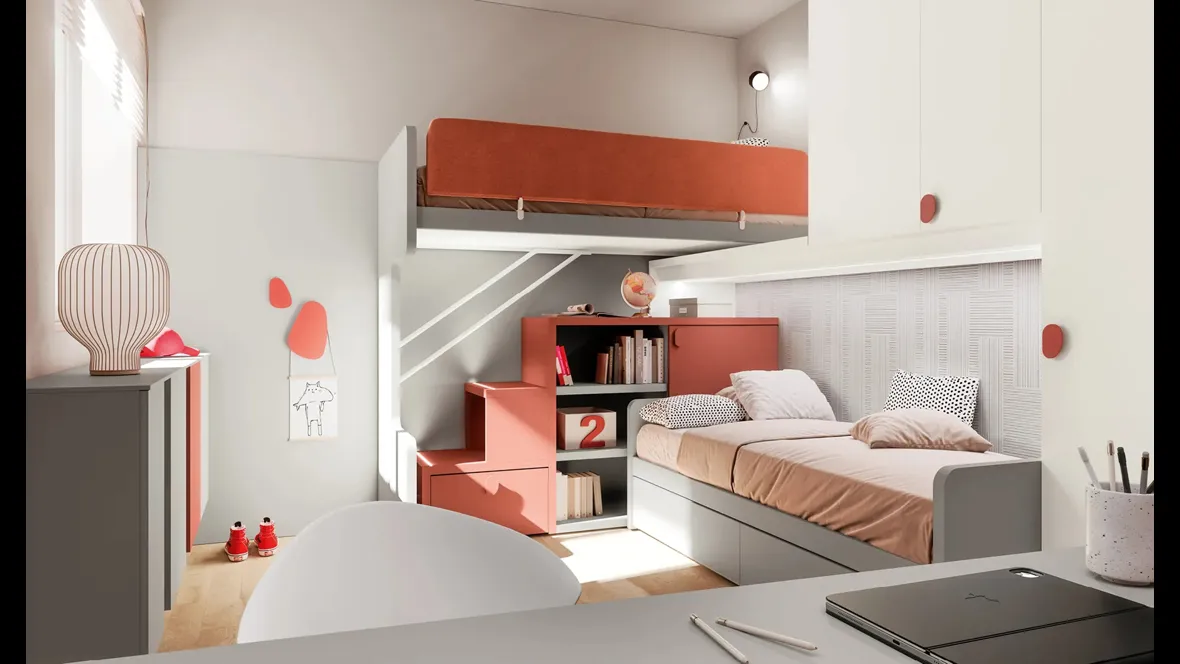 Cameretta Layout 16B di Doimo Cityline