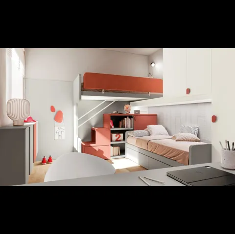 Cameretta Layout 16B di Doimo Cityline