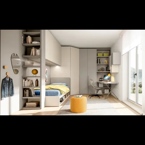Cameretta a ponte Layout 02B di Doimo Cityline